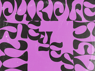 Purple Haze fonts groovy jimi hendrix lettering retro type typography