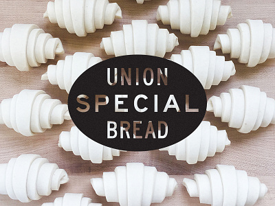 Union Special Bread badge baking branding food hospitality identity logo raleigh seal