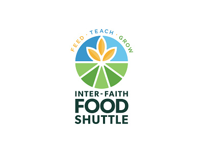 Inter-Faith Food Shuttle Rebrand branding feed food food bank grow identity logo nc non profit north carolina rebrand teach