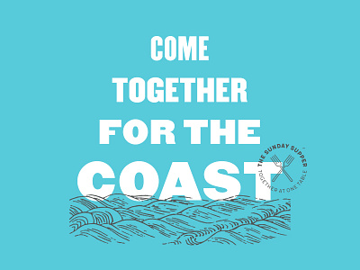 Come Together for the Coast benefit branding farm fish flood food fundraise hospitality hurricane identity nc north carolina