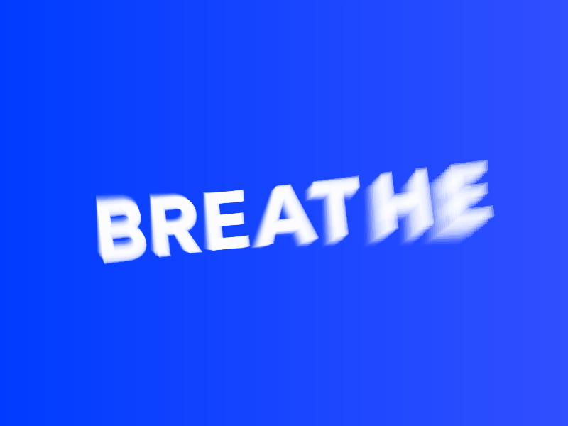 Breathe animation code creative coding expressive type gif processing typography