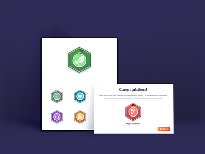 Badges badge brand card color design gamification grid icon iconography illustration mark modal shape style style guide symbol ui vector