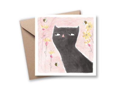 Square Greeting Cards design illustration