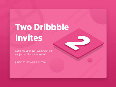 2 Dribbble Invites