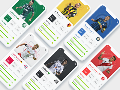 Soccer App app design football football manager futball futebol hd interface iphone iphone x mobile soccer sport sports team ui ux ux ui