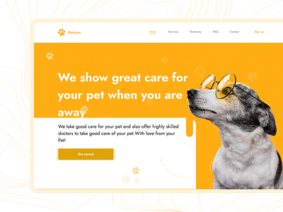 Pet-Care Home Page