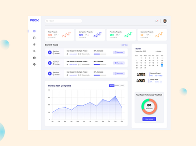 Task Management Dashboard b2c branding design e commerce graphic design hero homepage landing page task management ui web