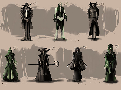 Tradition Ceepers - Concept design character design concept design