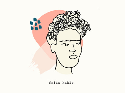 Frida Kahlo | Women Who Inspire artist design draw history illustration women