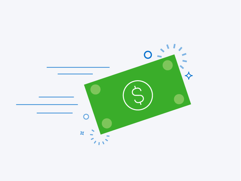 Cash Illustration // Infographic money cash infographic vector design illustration