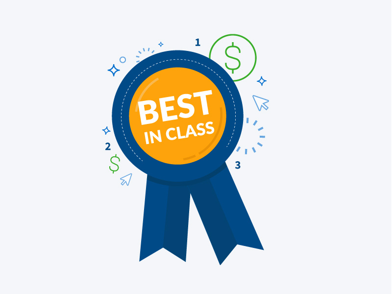 Best In Class // Infographic money cash infographic vector design illustration