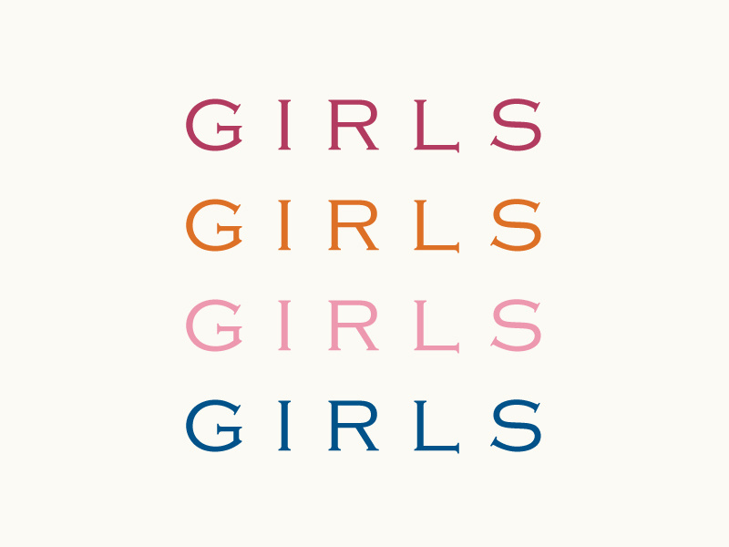 International Women's Day typography type girl power girl female woman women international womens day