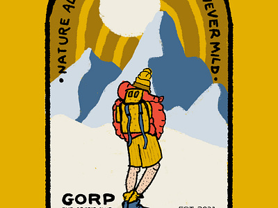 Gorpcore Badge