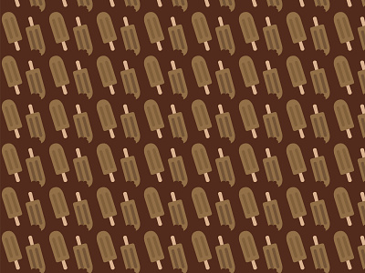 Popsicle Pattern brown icon illustration label design pattern popsicle popsicle pattern popsicle stick repeat pattern