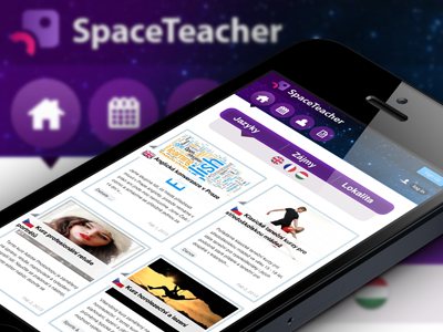 SpaceTeacher Web & Mobile meetups mobile startup web