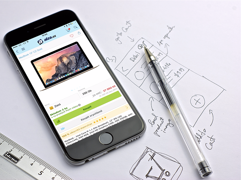 Product Screen shopping ecommerce product