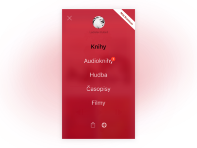 Menu for Premium Customers
