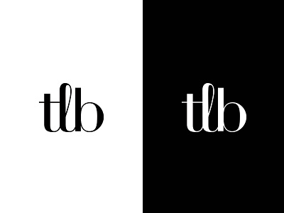 TLB Mark brand logo logotype typography vector