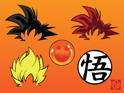 Icon Series: Dragon Ball Z [WIP] ball dbz dragon dragonball z illustrator z