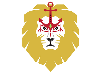 León de la Mar design illustrator lion lucha mask tatoo ideas