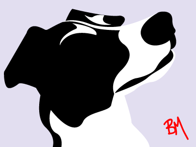 Roo australian shepard design prompt dog illustrator jack russell pet