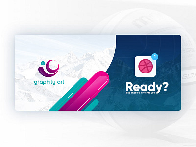 Dribbble Invite blue dribbble invite pink