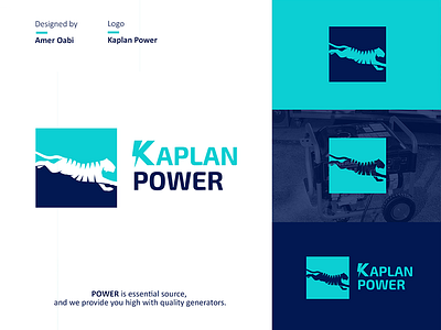 Kaplan Power Logo blue bolt bolt logo branding concept design energy illustration k letter logo letter logo negative space. power tiger turquoise vector