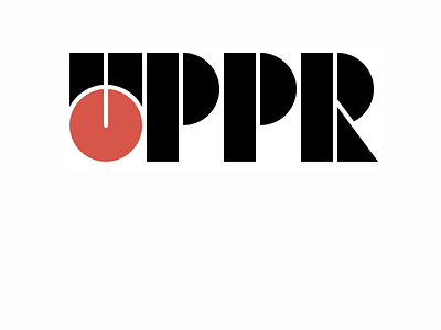 Uppr Logo Typefont Design app branding design graphic design illustration logo typography ui ux