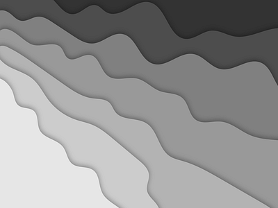 Monochrome color illustration illustrator monochrome papercut wallpaper wallpapers waves