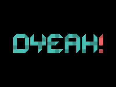 oYeah! Logo oyeah teal pink reminder reminders task tasks tiles folded flat