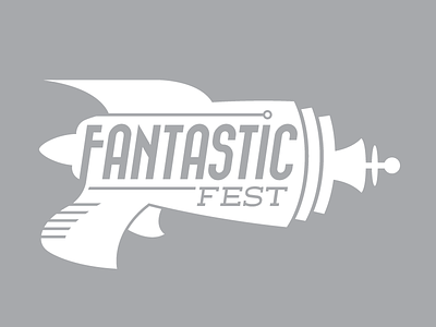 Fantastic Fest Logo fantastic fest fantasy film festival flat futuristic horror identity logo ray gun retro sci-fi