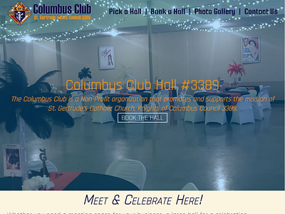 Columbus Club Hall #3389 branding design graphic design logo