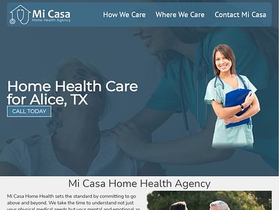 Mi Casa Home Health Agency branding design graphic design illustration logo ui