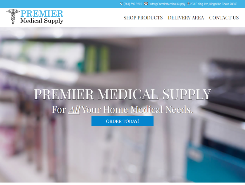Premier Medical Supply by Robert Williams on Dribbble
