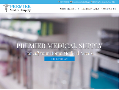 Premier Medical Supply branding design graphic design logo