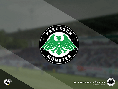 SC Preußen Münster Crest badge logo football club football logo football manager soccer soccer badge soccer crest