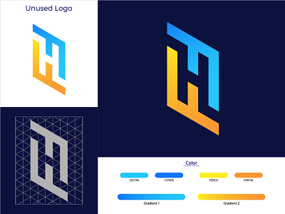 H Letter Modern Logo, Branding Logo