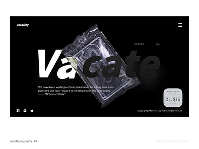 eg.14 black branding character design element format graphic graphic design layout ui web web design website