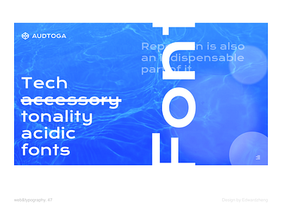 eg.47 blue character design element format graphic graphic design layout typography ui web web design website