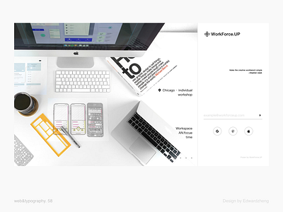 eg.58 character design element format graphic graphic design layout typography ui web web design website white