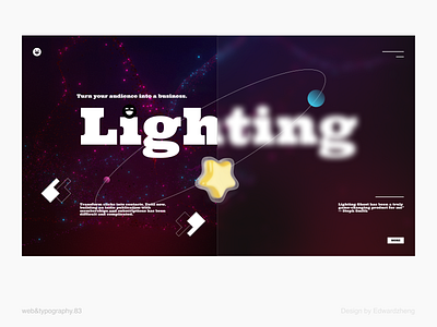 eg.83 character design element format graphic graphic design landing page layout typography ui web web design website