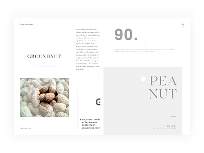 Day.125 New World P.90 character constitution creativity element format graphic groundnut layout minimalist nuts placeholder white
