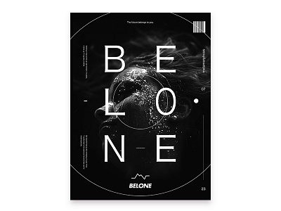 Day.281 P. | Belong character culture filter grid photo plane poster text tonal typography visual