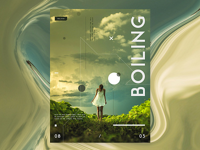 Day.290 P. | Boiling character culture filter grid photo plane poster text tonal typography visual