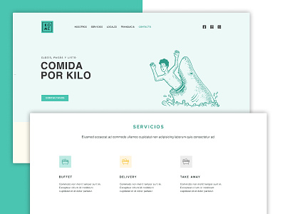 KOME | Comida por peso css3 design html5 ui ux uxui visual design web