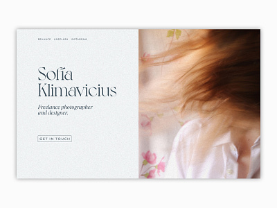 Sofía Klimavicius | sofiaklimavicius.com lo fi photography portfolio ui vintage visual design