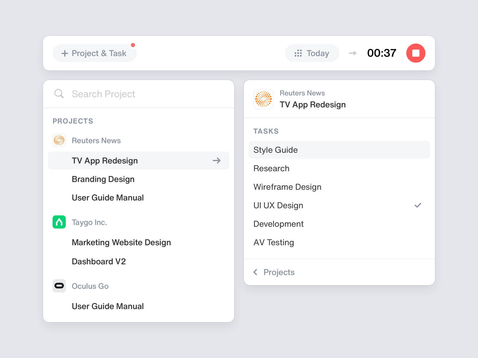 Tack Time Tracker by Bilal Ck for Stead on Dribbble
