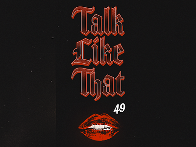 'Talk Like That' Album Cover