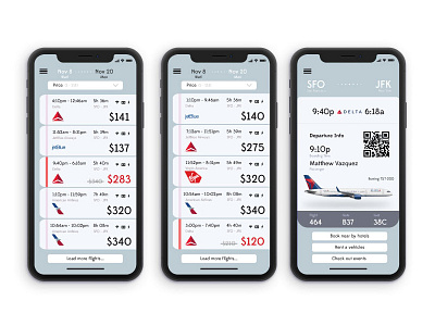 Adventure App (Beta) app iphonex plane ticket travel ui ux