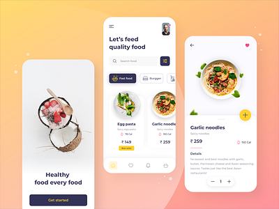 Food Ordering app concept